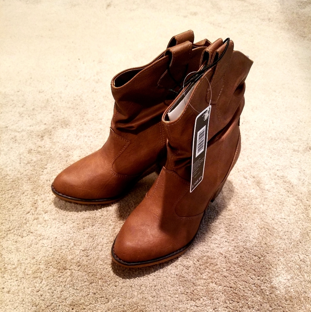Tan boots
